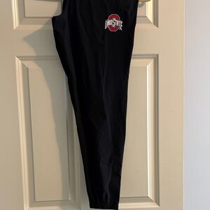 lululemon athletica Black Joggers with Red Logo